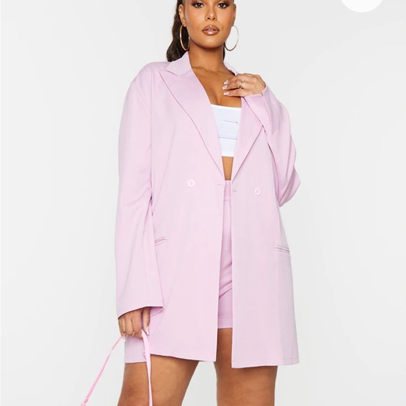 PrettyLittleThing Lavender Blazer - Picture 2 of 2